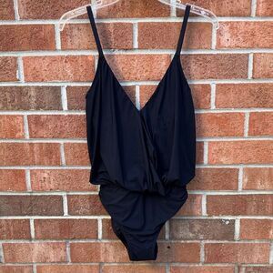 Gottex Black Swimsuit One Piece Sz 6 NWR